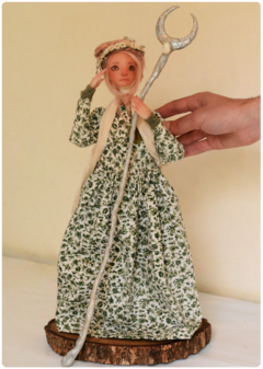 Aluya, the Pacifist elf - Art Doll Sculpture | Elven Dreams Collection on internet