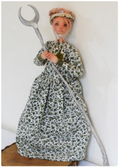 Aluya, the Pacifist elf - Art Doll Sculpture | Elven Dreams Collection