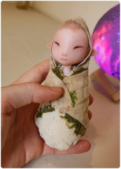 Bebê Elfo 1 - Art Doll Élfico Articulado, Boneco Elemental Único na internet