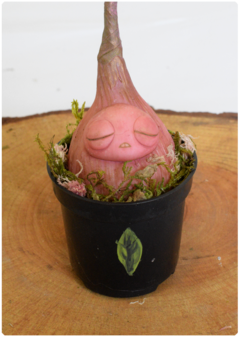 Botanical Sprout Sculpture 06 | Plant OOAK Art Doll