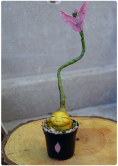 Botanical Sprout Sculpture 07 | Plant OOAK Art Doll