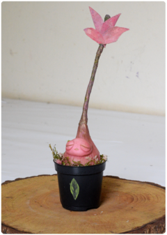 Image of Botanical Sprout Sculpture 06 | Plant OOAK Art Doll