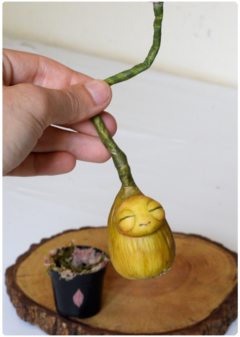 Image of Botanical Sprout Sculpture 07 | Plant OOAK Art Doll