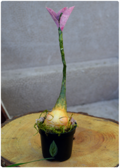 Botanical Sprout Sculpture 09 | Plant OOAK Art Doll