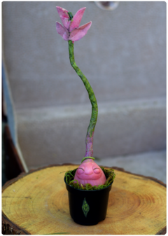 Botanical Sprout Sculpture 10 | Plant OOAK Art Doll