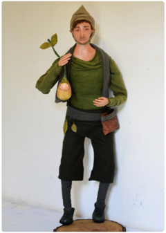 Daterius, the Botanist - Art Doll Sculpture | Elven Dreams Collection