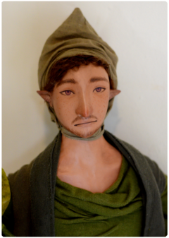 Daterius, o Botanista - Escultura Art Doll | coleção Elven Dreams - comprar online