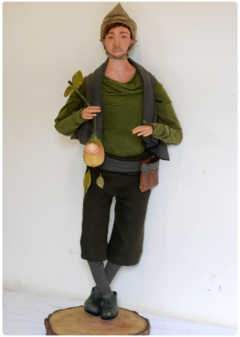 Daterius, the Botanist - Art Doll Sculpture | Elven Dreams Collection - buy online