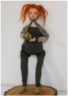 Inna, a Vidente - Escultura Art Doll | coleção Elven Dreams