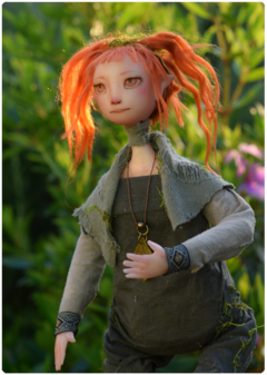 Inna, a Vidente - Escultura Art Doll | coleção Elven Dreams - loja online