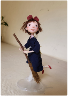 Kiki Art Doll - Fanart Ghibli, Escultura Articulada Única