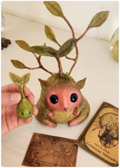 Art Doll LAIRIS, the Plant Creature - OOAK Eco Sculpture with biophilic design - FREE Shipping - buy online