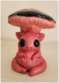 Art Doll LIAM, the Mushroom Elemental - OOAK Eco Sculpture with biophilic design - FREE Shipping - buy online