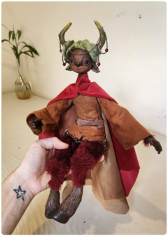 Lunária, a Fauna de Anastar - Escultura Art Doll Única