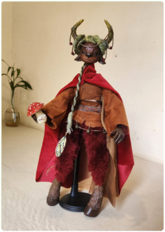 Lunária, a Fauna de Anastar - Escultura Art Doll Única