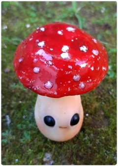 Miniatura Colecionável: Ser Cogumelo 04 - Amanita | Art Doll Fungo na internet