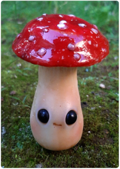 Miniatura Colecionável: Ser Cogumelo 04 - Amanita | Art Doll Fungo