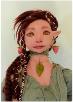 Momoko, a colecionadora de sonhos - Escultura Art Doll | coleção Elven Dreams - comprar online