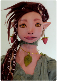 Momoko, a colecionadora de sonhos - Escultura Art Doll | coleção Elven Dreams - comprar online