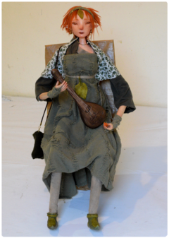 Niiv, the Storyteller - Art Doll Sculpture | Elven Dreams Collection on internet