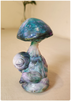 Art Doll Baby Mushroom Being - Magic Fungus OOAK Sculpture - buy online