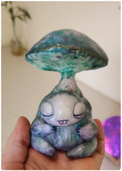 Art Doll Baby Mushroom Being - Magic Fungus OOAK Sculpture on internet