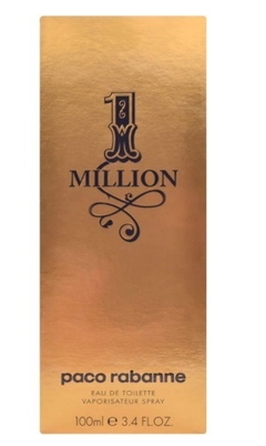 1 Million Paco Rabanne Eau de Toilette - Perfume Masculino 100ml - loja online