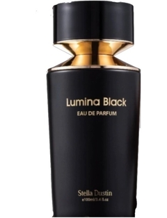 Stella Dustin Lumina Black Eau De Parfum Masculino 100ml- Refencia olfativa Bvlgari Man In Black