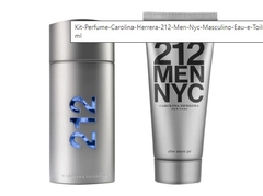 Kit Perfume Carolina Herrera 212 Men Nyc Masculino Eau e Toilette 100 ml + Pós Barba 100 ml - comprar online