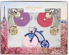 Kit Mont'anne Miniatura de Bicicletas Gift Set Deserve Glamour x Pulcher Femme Luxe x Lovely Heart Luxe 3x 25ml na internet