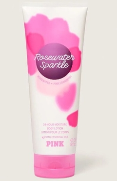 PINK ROSEWATER SPARKLE VICTORIA'S SECRET LOÇÃO CORPORAL HIDRATANTE 236ml