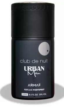 ARMAF CLUB DE NUIT URBAN MAN Desodorante Spray - Para Homens (250 ml)