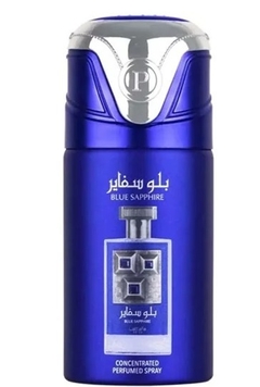 Desodorante Spray Perfume Blue Sapphire Concentrado - Lattafa - Masculino - 250ml inspiração Perfume Eros de Versace