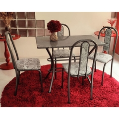 Conjunto de Mesa New 4 Cadeiras Ibiza