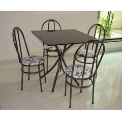 Conjunto de Mesa New 4 Cadeiras Mediterrânea