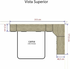 Guarda Roupa Dormitório Modulado Master Queen - Móveis a Pronta Entrega | BEM BARATO MÓVEIS E ESTOFADOS