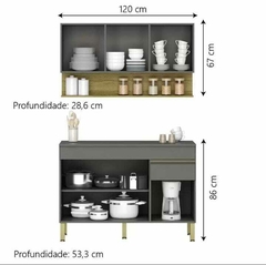 COZINHA HOLAMBRA 1,20CM na internet