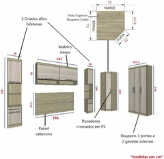 Guarda Roupa Dormitório Modulado Master Queen na internet