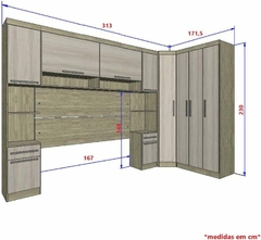 Guarda Roupa Dormitório Modulado Master Queen - loja online