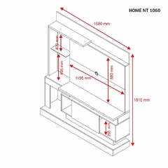 Imagem do Home para TV até 55'' NT 1065