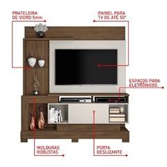 Home para TV até 55'' NT 1065 - Móveis a Pronta Entrega | BEM BARATO MÓVEIS E ESTOFADOS