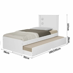 Cama Bibox Solteiro Barcelona