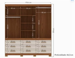 Guarda Roupa Star - Móveis a Pronta Entrega | BEM BARATO MÓVEIS E ESTOFADOS