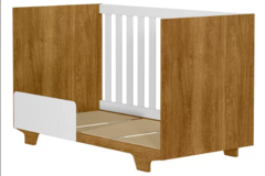 Tigus Life 3922 Convencional berço life mini cama com colchão infantil para quarto de menino e menina cor Marrom - loja online