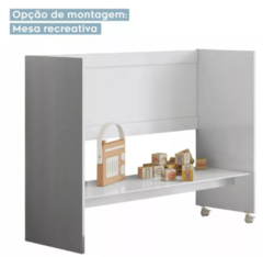 Imagem do Mini Berço Rubi Multifuncional Mdf 5 Em 1 Com Colchão Grátis