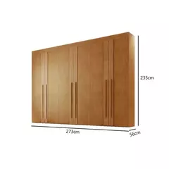 GUARDA ROUPA CASAL 6 PORTAS LUCCA PREMIUM 100%MDF