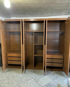 GUARDA ROUPA CASAL 6 PORTAS LUCCA PREMIUM 100%MDF - Móveis a Pronta Entrega | BEM BARATO MÓVEIS E ESTOFADOS