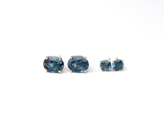 Aretes de topacio London blue de 4.6ct en internet