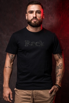 CAMISETA ROCK STAR BLACK