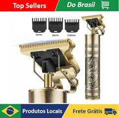 #09 - Professional Hair Trimmer Dragon Shaving Machine - Produto Pronta Entrega Brasil.